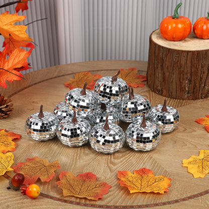 Fall Decorations for Home-6Pcs Mini Pumpkins & 2Pcs Gourds, 30Pcs Autumn Leaves & 10Pcs Acorns, 2Pcs Pinecones Centerpiece Set -Thanksgiving Harvest Decor for Table, Mantel, Party Backdrop