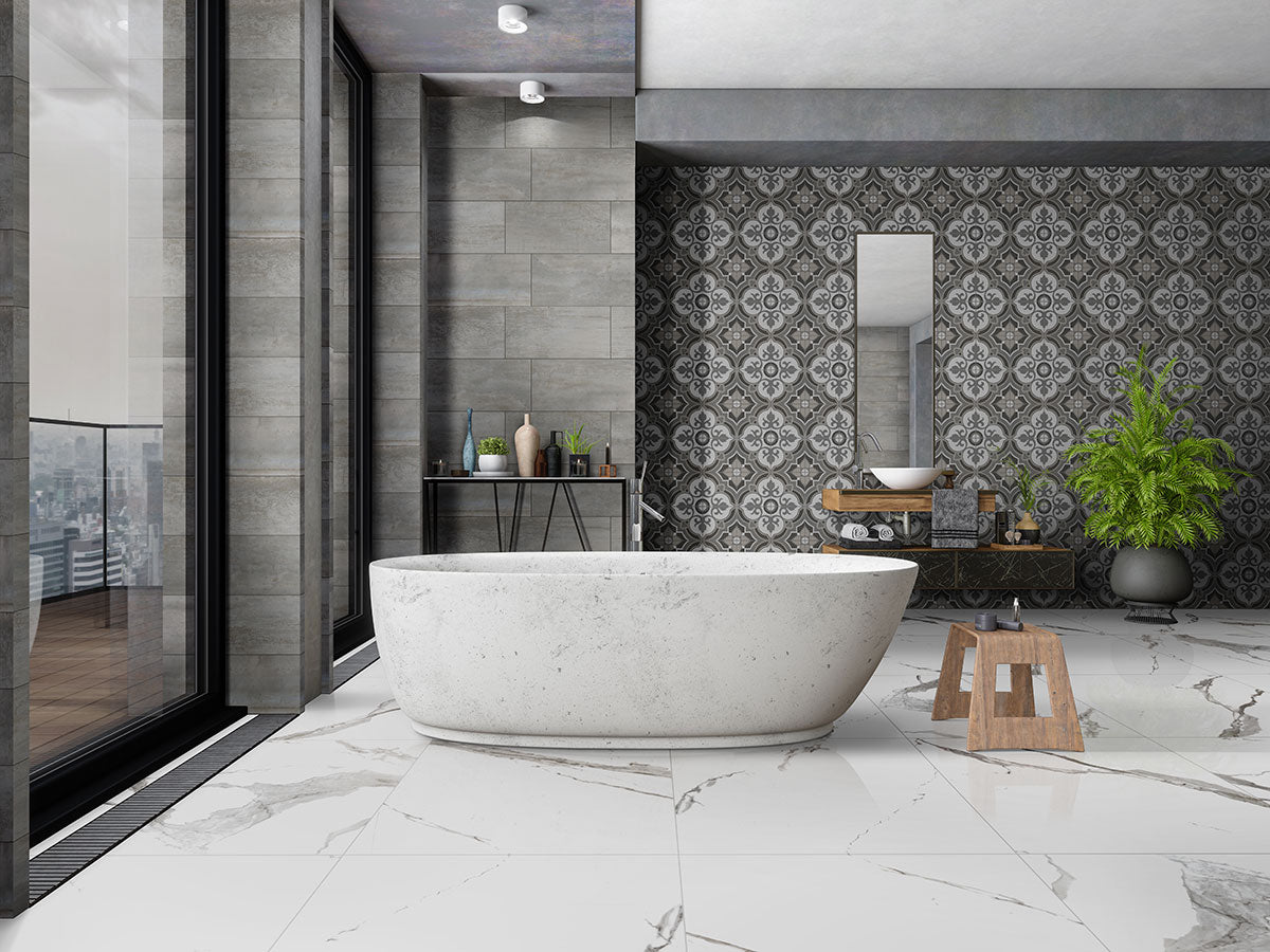 Eden Statuary 32x32 Porcelain Tile - Matte & Polished