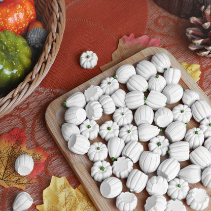 Fall Decorations for Home-6Pcs Mini Pumpkins & 2Pcs Gourds, 30Pcs Autumn Leaves & 10Pcs Acorns, 2Pcs Pinecones Centerpiece Set -Thanksgiving Harvest Decor for Table, Mantel, Party Backdrop