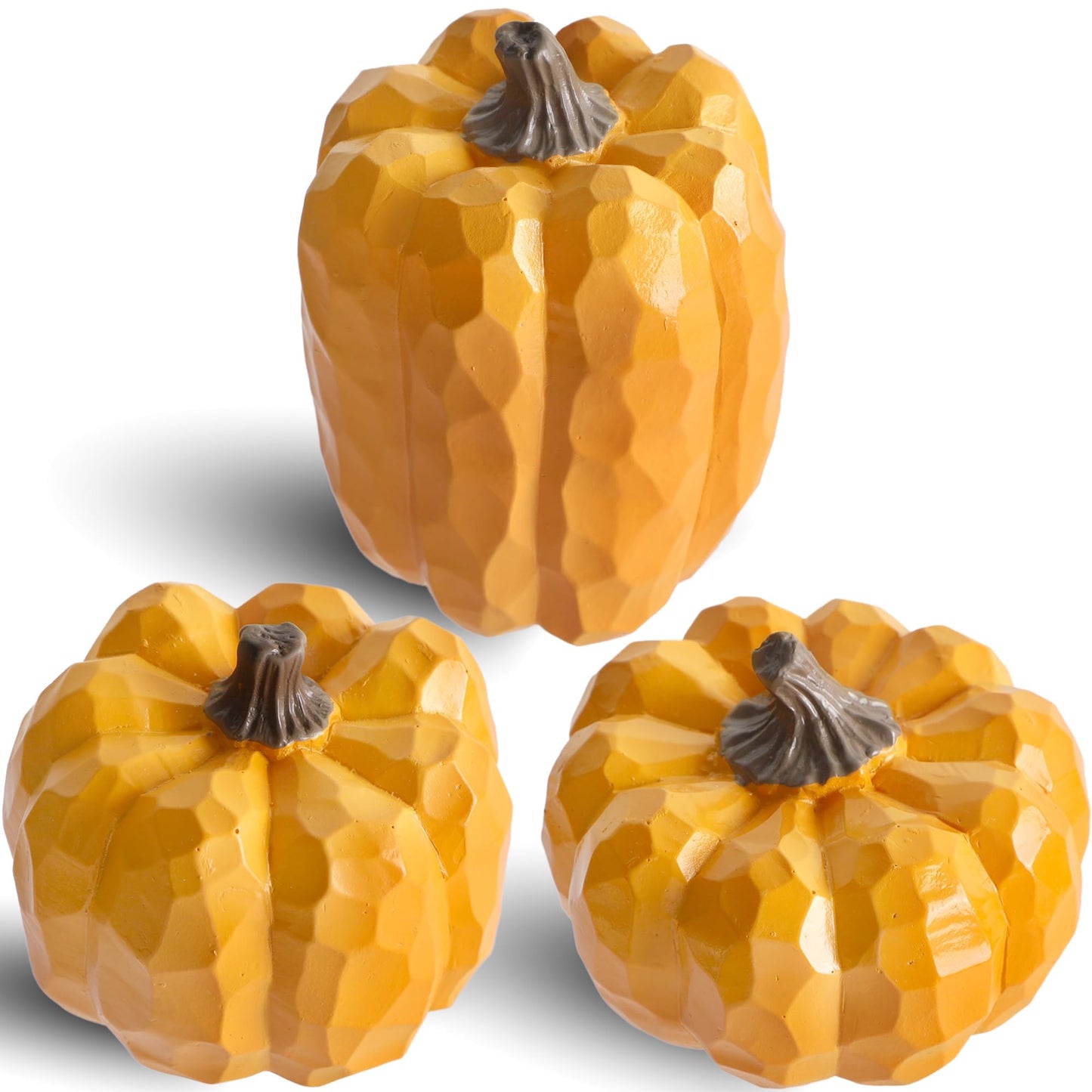 Fall Decorations for Home-6Pcs Mini Pumpkins & 2Pcs Gourds, 30Pcs Autumn Leaves & 10Pcs Acorns, 2Pcs Pinecones Centerpiece Set -Thanksgiving Harvest Decor for Table, Mantel, Party Backdrop