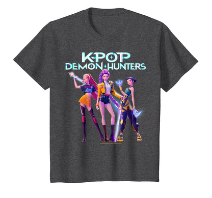 Huntr/X Heroic Poses Group Shot T-Shirt