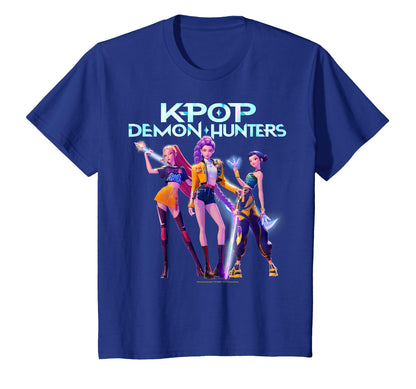 Huntr/X Heroic Poses Group Shot T-Shirt