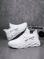 Men'S Hollow Knit Breathable Sports Casual Running Sneakers