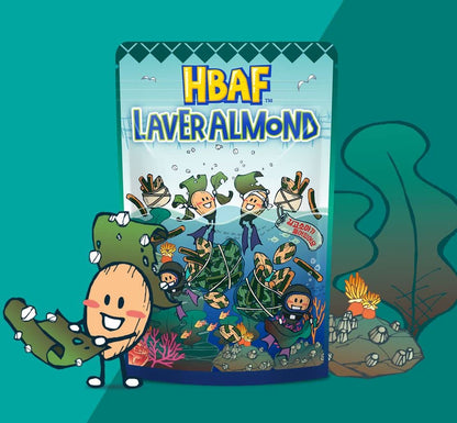 [Official Gilim  Brand] Korean Seasoned Almonds (Laver, 1 X 210 Gram Pack)