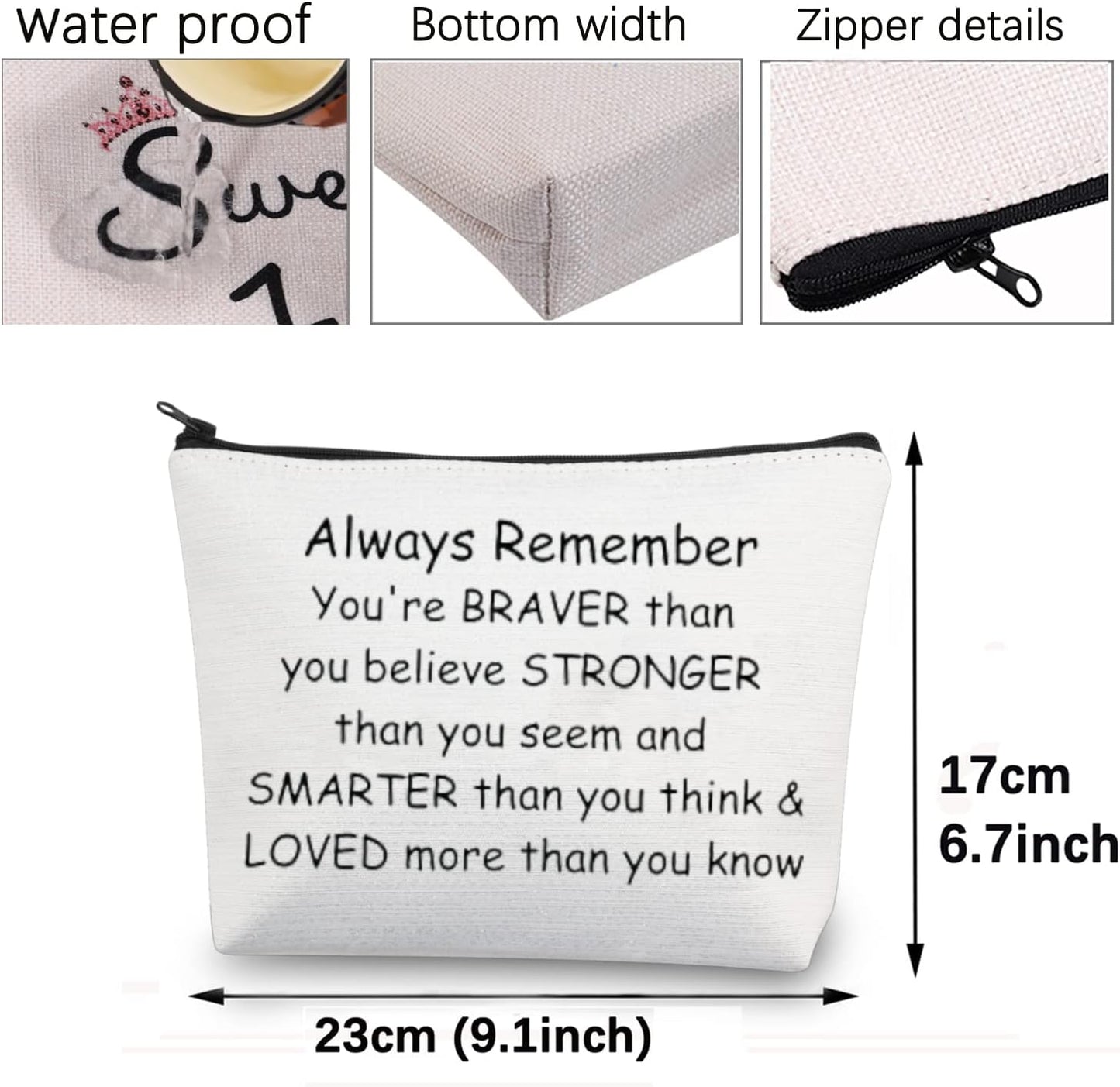 Just a Girl Who Loves Swimming Gifts Makeup Bag Swim Cosmetic Bags Gifts for Swimming Pool Lovers Travel Bag (Just a Girl Who Loves Swimming Cosmetic Bag)