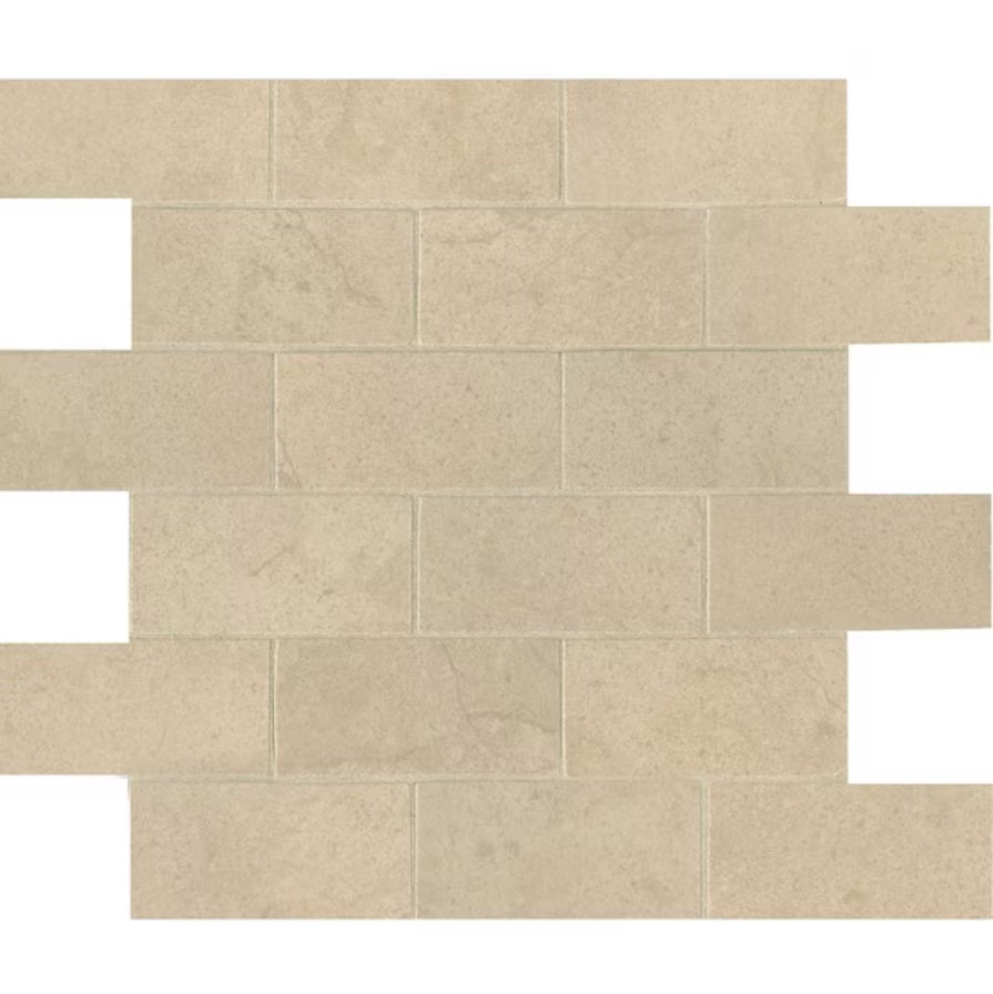 ARIA CREMITA 2x4 POLISHED MOSAIC PORCELAIN TILE