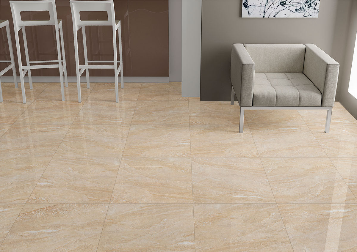 ARI ORO 24x24 POLISHED PORCELAIN TILE