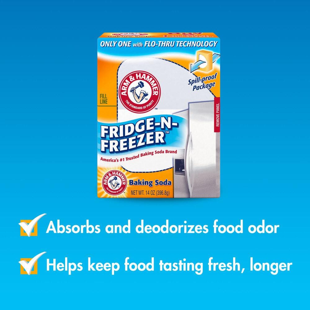14 Oz. Baking Soda Fridge-N-Freezer Odor Absorber (4-Pack)