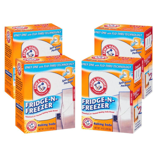 14 Oz. Baking Soda Fridge-N-Freezer Odor Absorber (4-Pack)