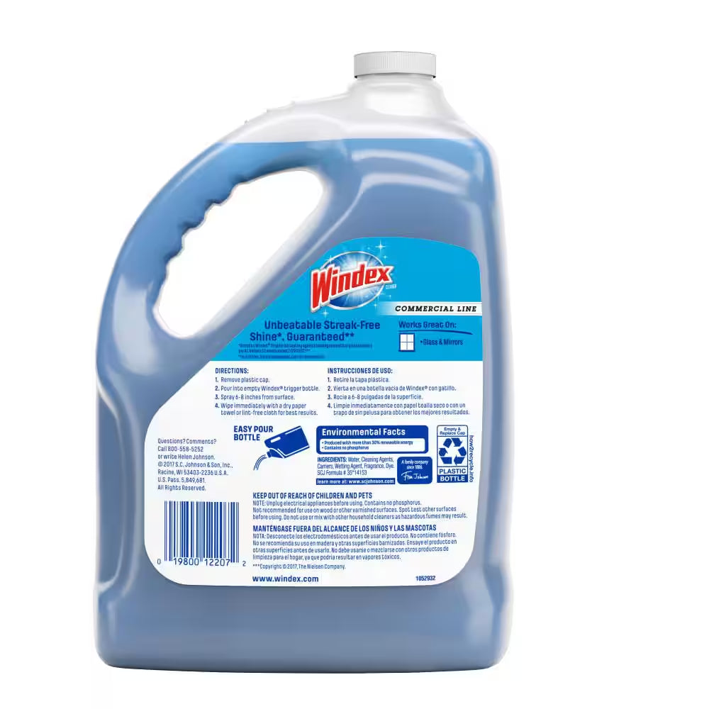 128 Oz. Commercial Original Glass Cleaner Refill.