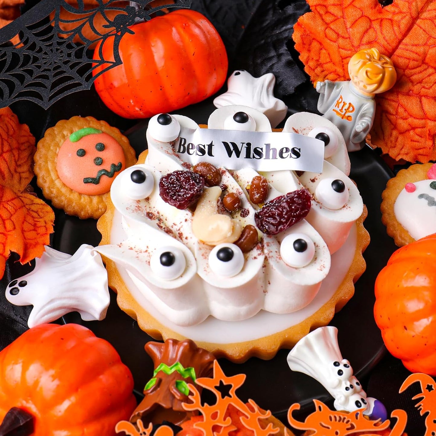 Candy Eyes for Decorating Edible, 1Cm Candy Eyeballs Halloween Sprinkles for Cake Decorating, Small Googly Eyes Ball for Baking Cupcakes Cookies 3.5 Oz, White