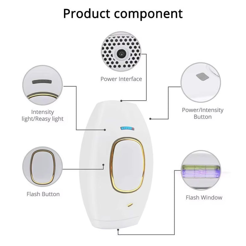 Laser Hair Removal Machine Skin Rejuvenation Beauty Machine Age Spot Remover Device Permanent IPL Hair Removal Device
