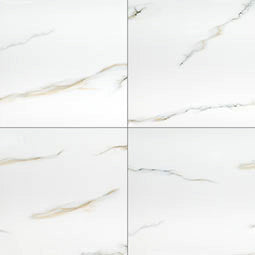 ARIA BIANCO 24x24 POLISHED PORCELAIN TILE