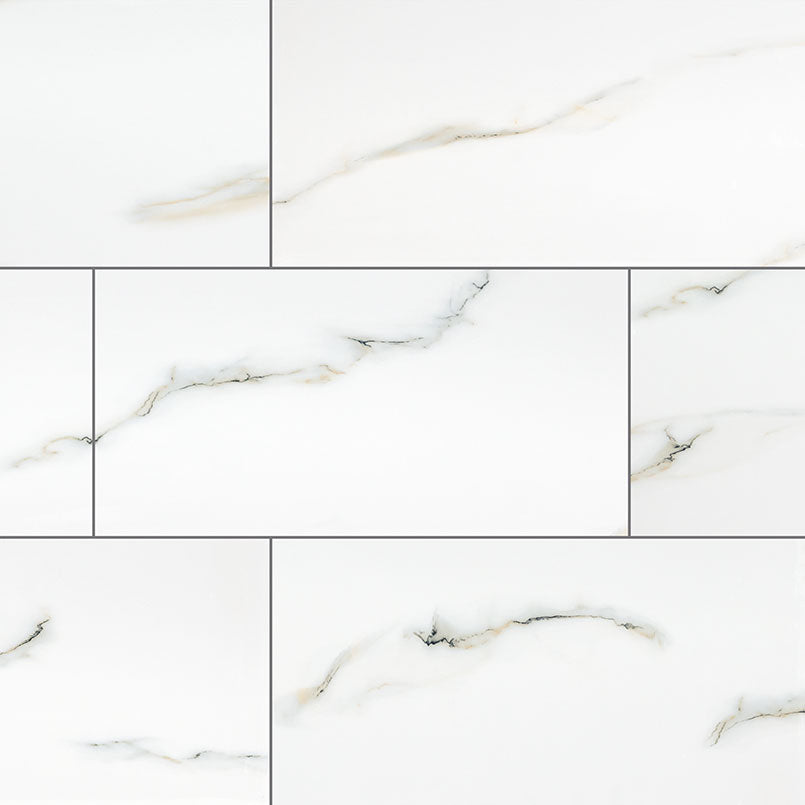 ARIA BIANCO 24x48 POLISHED PORCELAIN TILE