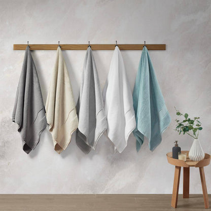 Splendor 6-Piece Blue 1000 GSM 100% Cotton Bath Towel Set