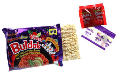 Habanero Lime Flavor Buldak Ramen Pack of 5