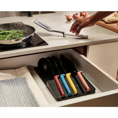 Elevate 5-Piece Kitchen Utensil Set with Storage Tray