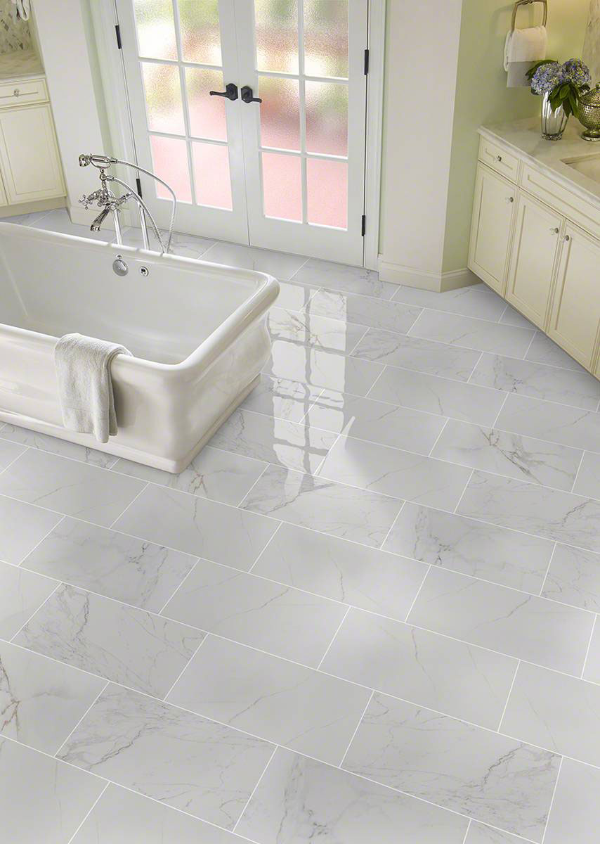 Pietra Carrara 12x24 Porcelain Tile - Polished & Matte