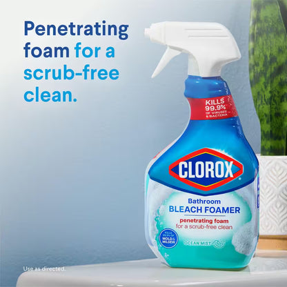 30 Oz. Bathroom Foamer with Bleach Spray