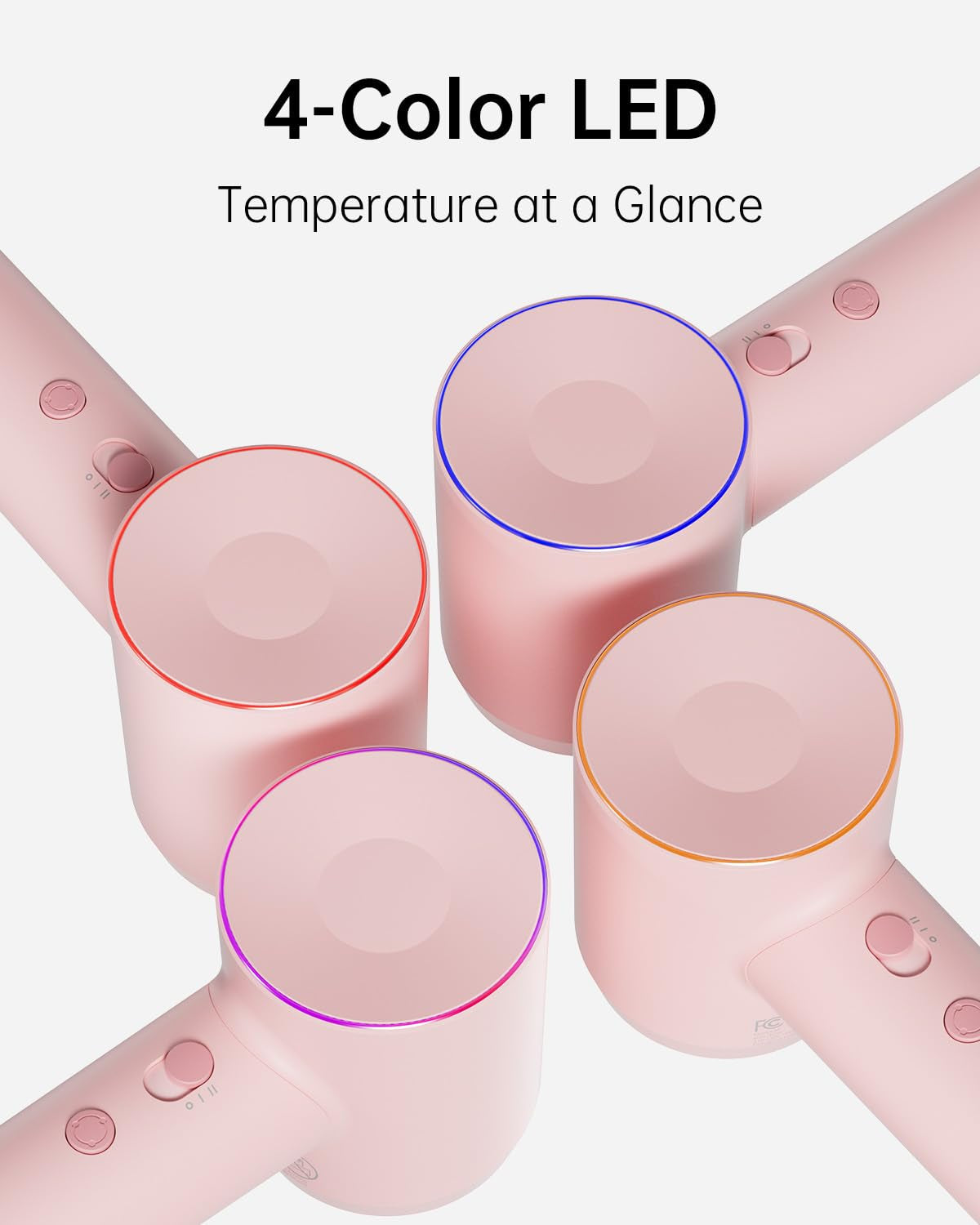 Hair Dryer SE, 200 Million Negative Ionic Blow Dryer with 105,000 RPM Brushless Motor 1400W Powerful Fast Drying High-Speed Low Noise Hairdryer with Magnetic Attachments