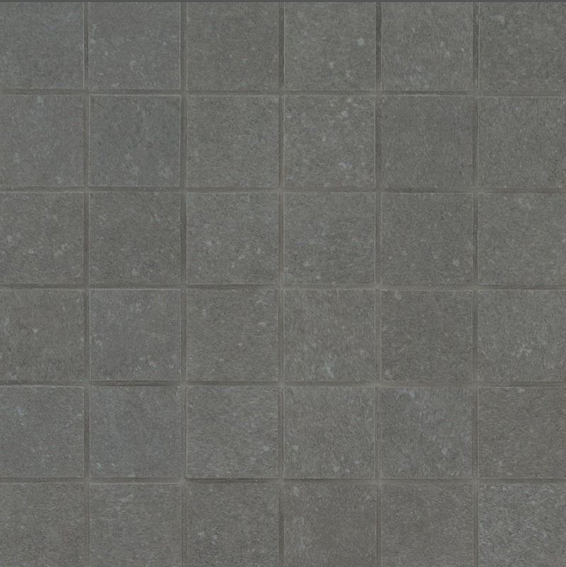 Anti slip Concrete 2x2 Porcelain Mosaic Tile - Matte