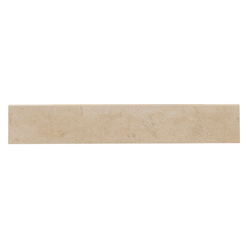 Aria Cremita 3x18  Bullnose Porcelain Trim Tile - Polished