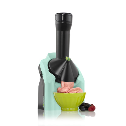 Classic Vegan Non-Dairy Frozen Fruit Soft Serve Dessert Maker with 36 Recipe Book, in Mint