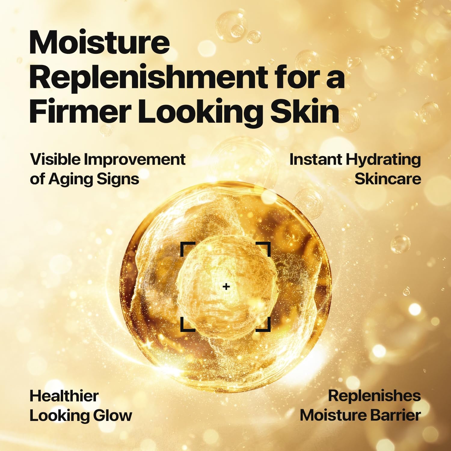 Ginseng Gold Silk Watery Cream 2.11 Oz(60G)-6 Years Korean Ginseng, 99.9% Pure Gold Premium Skin Care, Anti-Aging Moisturizer for Skin, Wrinkle Care with Ginseng Saponins (60G)