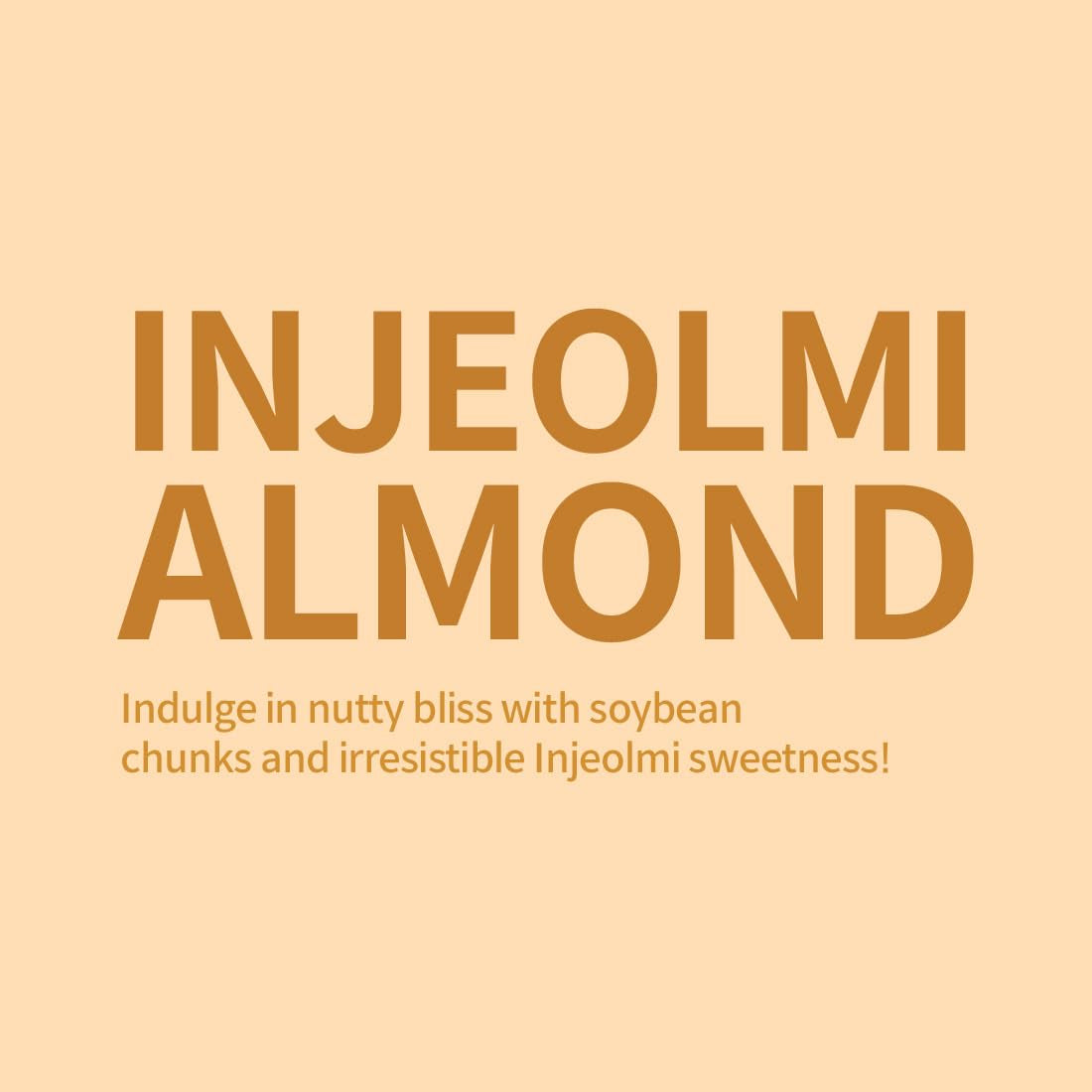 [Official Gilim ] Korean Injeolmi Rice Cake Chocolate Almonds Nut Protein Snack | After-School, Work, Travel Camping Party Sweet Savory Snack | Pre-Workout Snack | Korean Souvenir (Injeolmi, 1X120G)