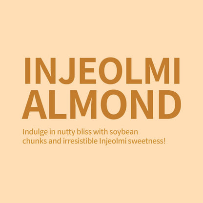 [Official Gilim ] Korean Injeolmi Rice Cake Chocolate Almonds Nut Protein Snack | After-School, Work, Travel Camping Party Sweet Savory Snack | Pre-Workout Snack | Korean Souvenir (Injeolmi, 1X120G)