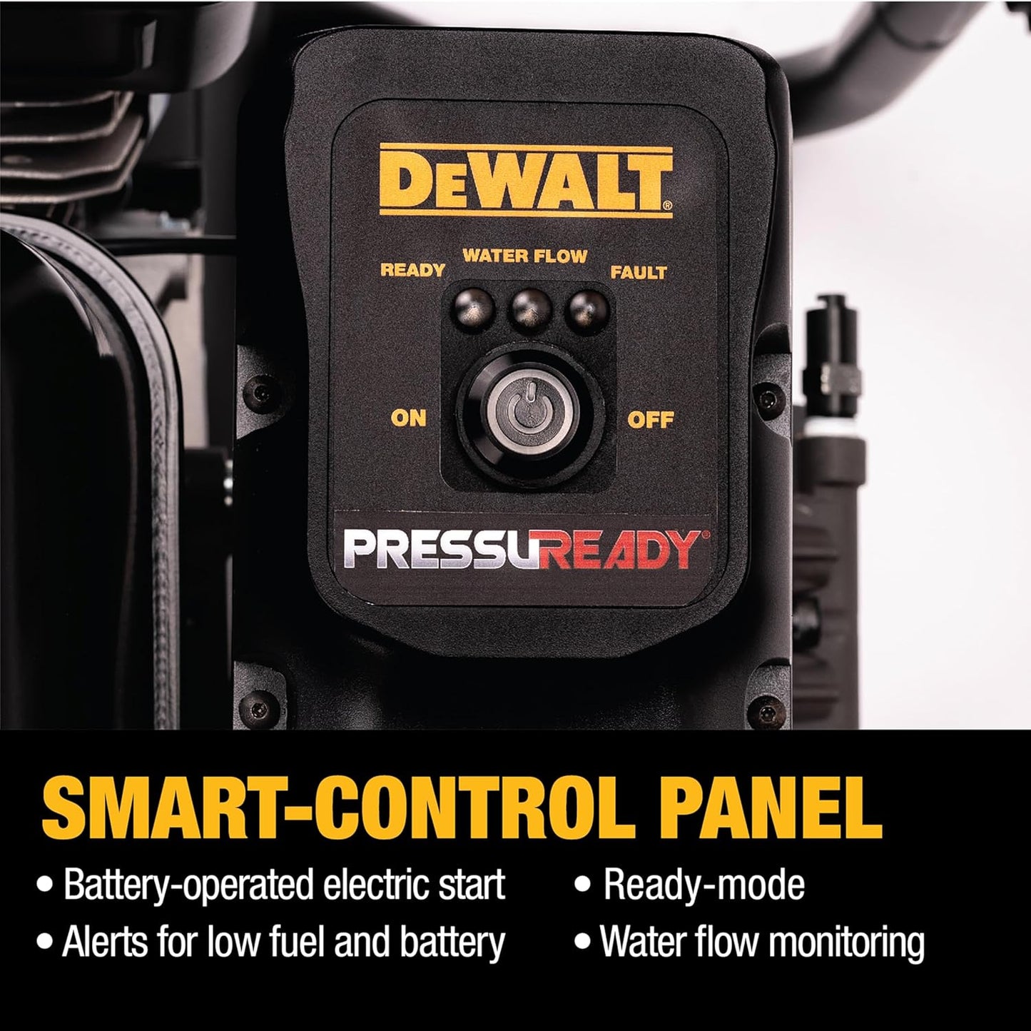 DXPW3400PRNB-S Pressuready 3400 PSI Gas Pressure Washer with Quick Start Technology, 2.5 GPM Axial Cam Pump, 208Cc Engine, Cold Water, Includes 25-Ft Hose, Nozzles, Spray Gun & Wand, 49-State