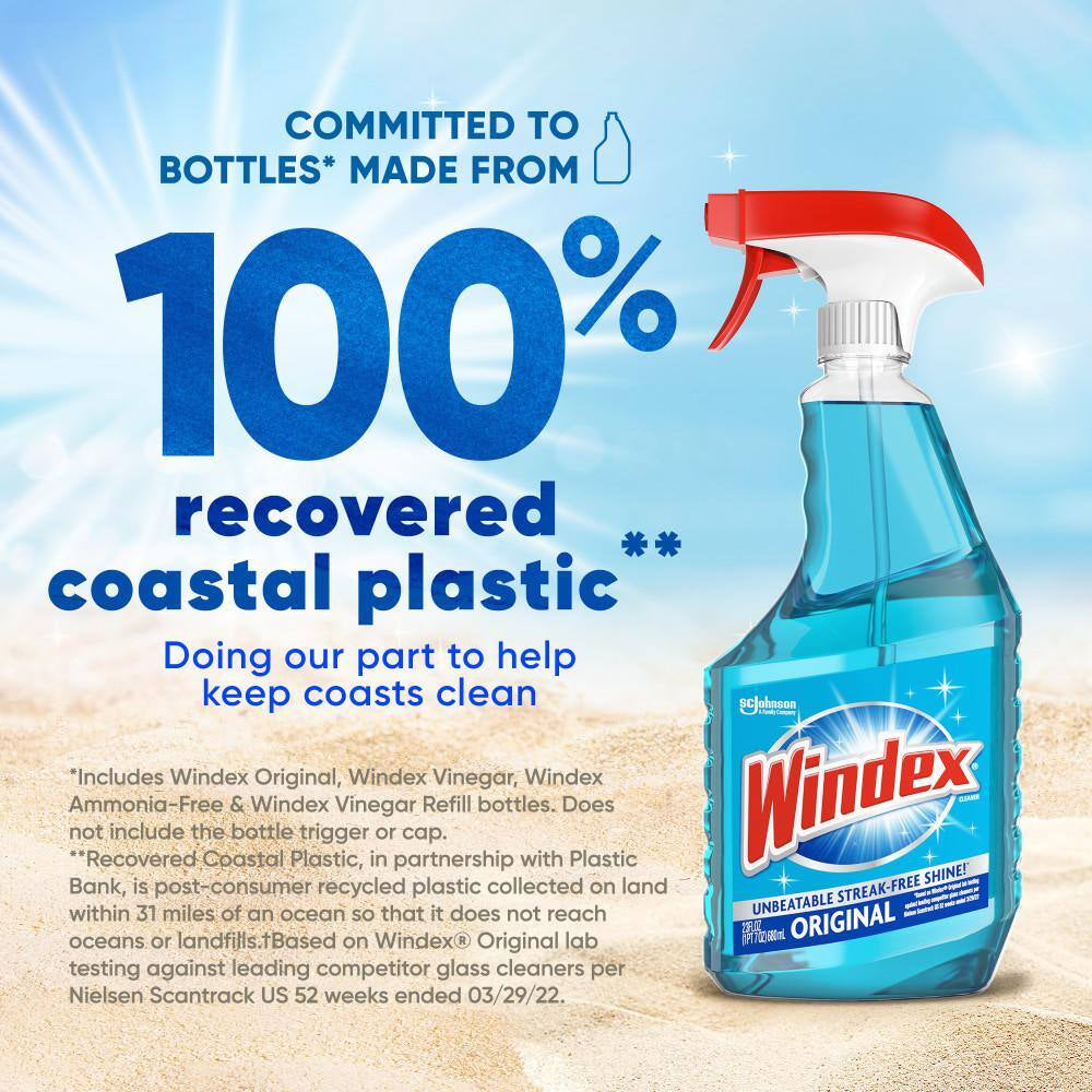 128 Oz. Commercial Original Glass Cleaner Refill.