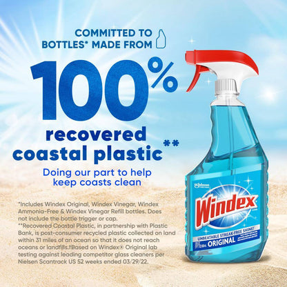 128 Oz. Commercial Original Glass Cleaner Refill.