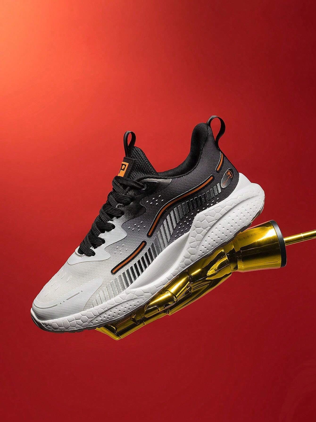Unisex Casual Knitted Running Shoes, Thick Outsole and Elevated Height, Korean Design for Couple