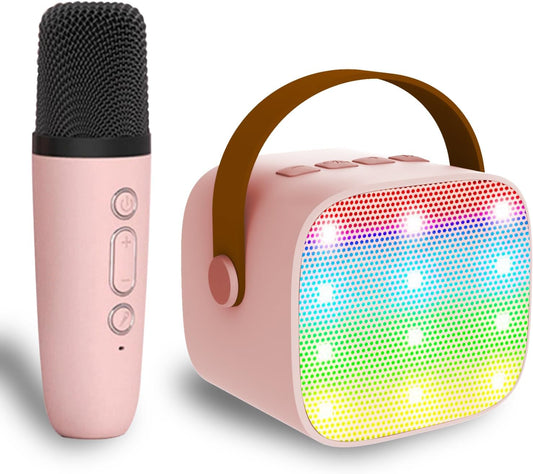 Mini Karaoke Machine for Kids & Adult, 4-12 Years Old Girls Christmas Birthday Gift for Girls & Boys, Karaoke Toys Gifts for Girls Ages 4, 5, 6, 7, 8, 9, 10, 12 +Year Old Birthday Party