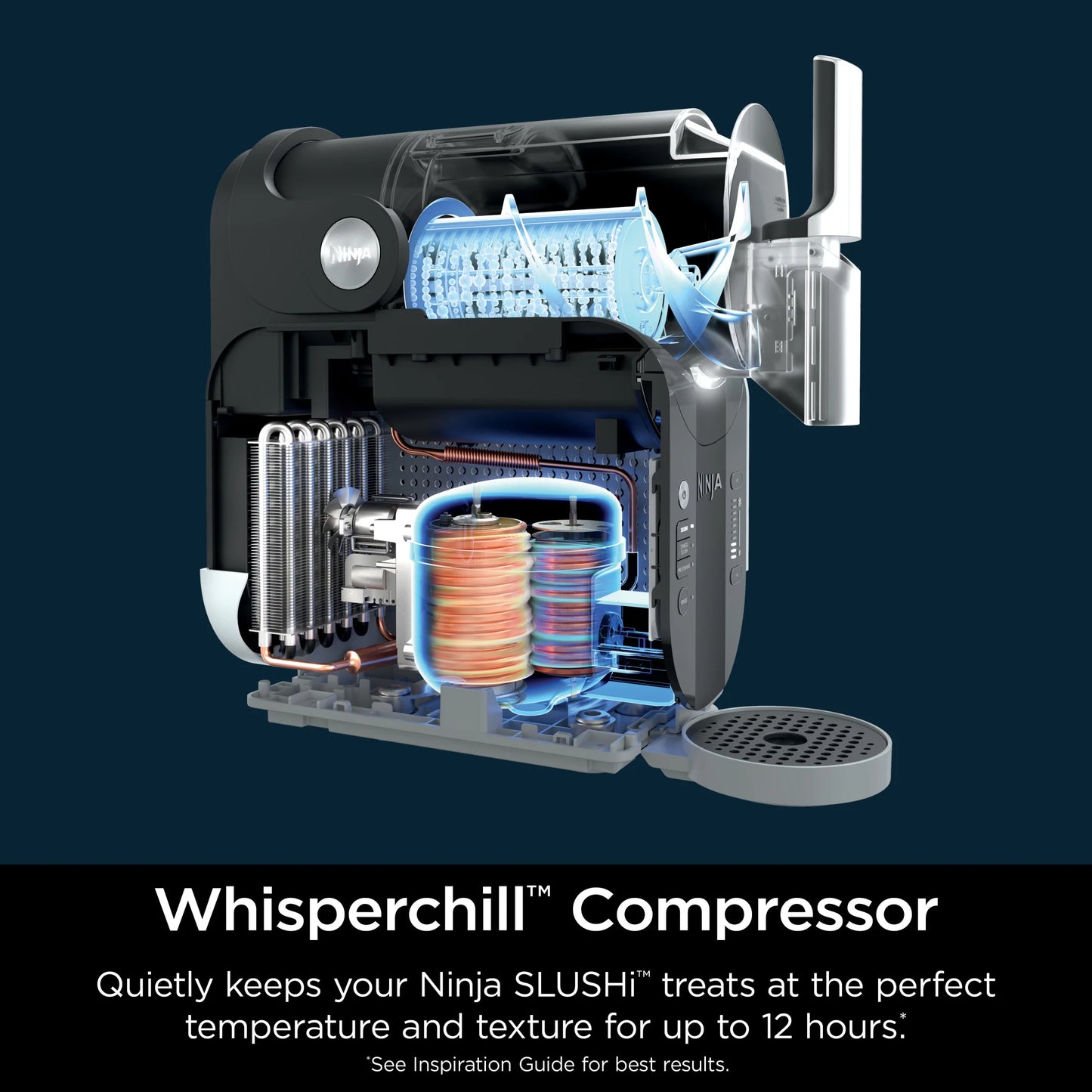 Slushi with Rapidchill Technology, 72 Oz. Frozen Drink & Slushie Machine, 3 Presets, Margaritas, Frappes, Dishwasher Safe, Black, FS300