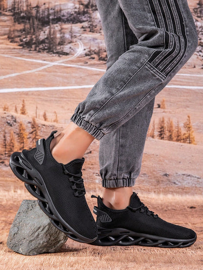 Men'S Casual Sport Shoes, Mesh Upper, Soft EVA Sole, Lightweight and Breathable, Low-Top Design Suitable for Sports, Running, Casual Walking, Unisex Sport Shoes