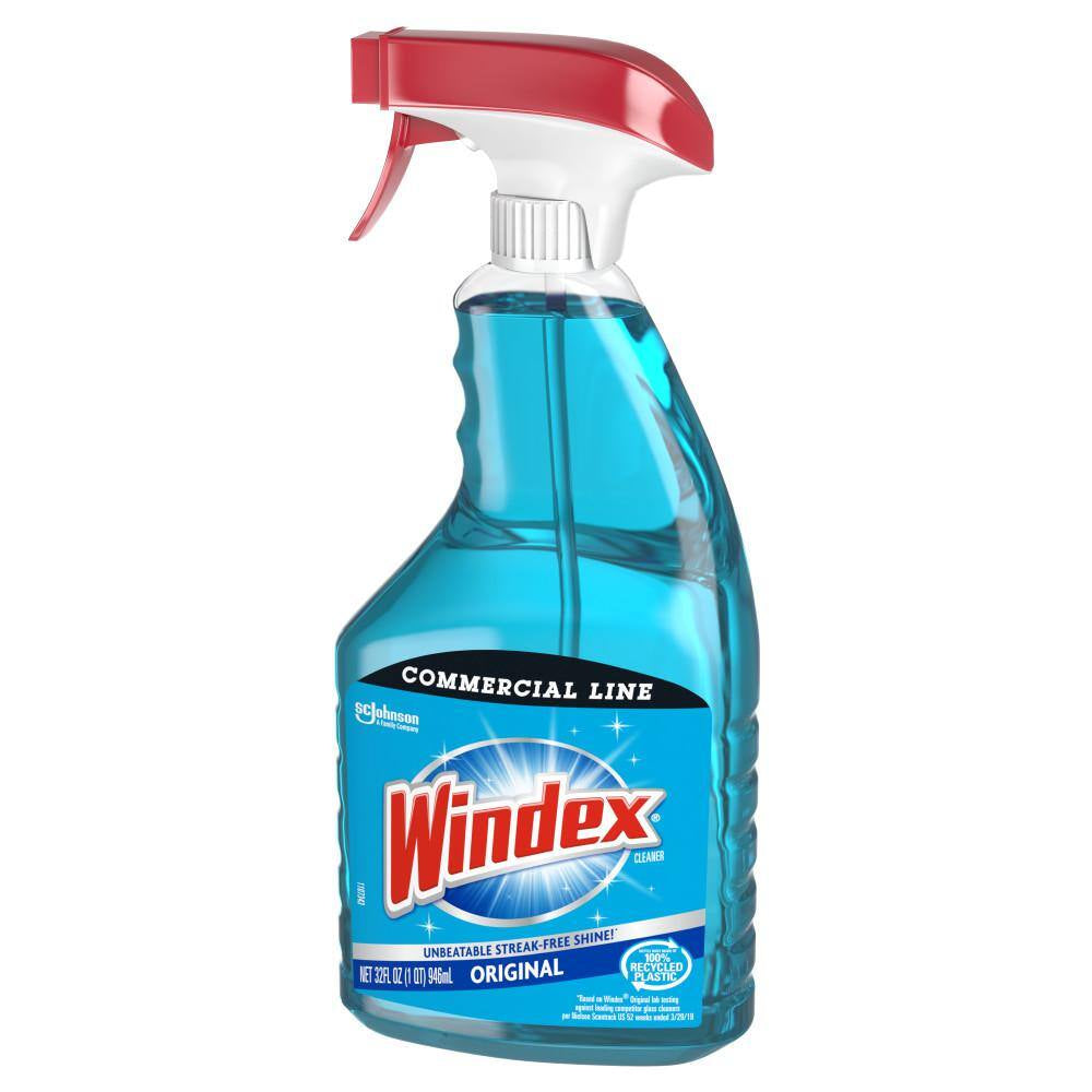 32 Oz. Commercial Line Trigger Bottle Original Glass Cleaner