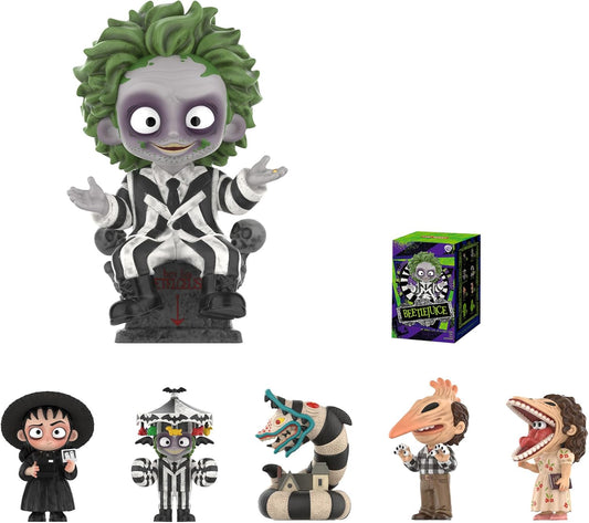 Beetlejuice Series Figures, Beetlejuice Blind Box Figures, Random Design Action Figures Collectible Toys Home Decorations, Holiday Birthday Gifts, Single Box