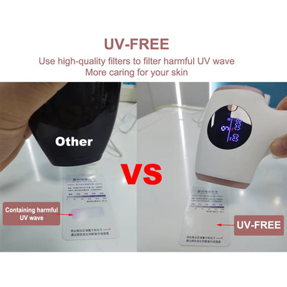 OEM Handset Laser Epilator at Home Use Permanent Facial IPL Hair Removal Device Mini Portable Laser IPL Hair Removal Machine