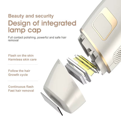Handheld Quartz Whole Body Laser Depilation Device at Home Portable Laser Ipl Hair Removal