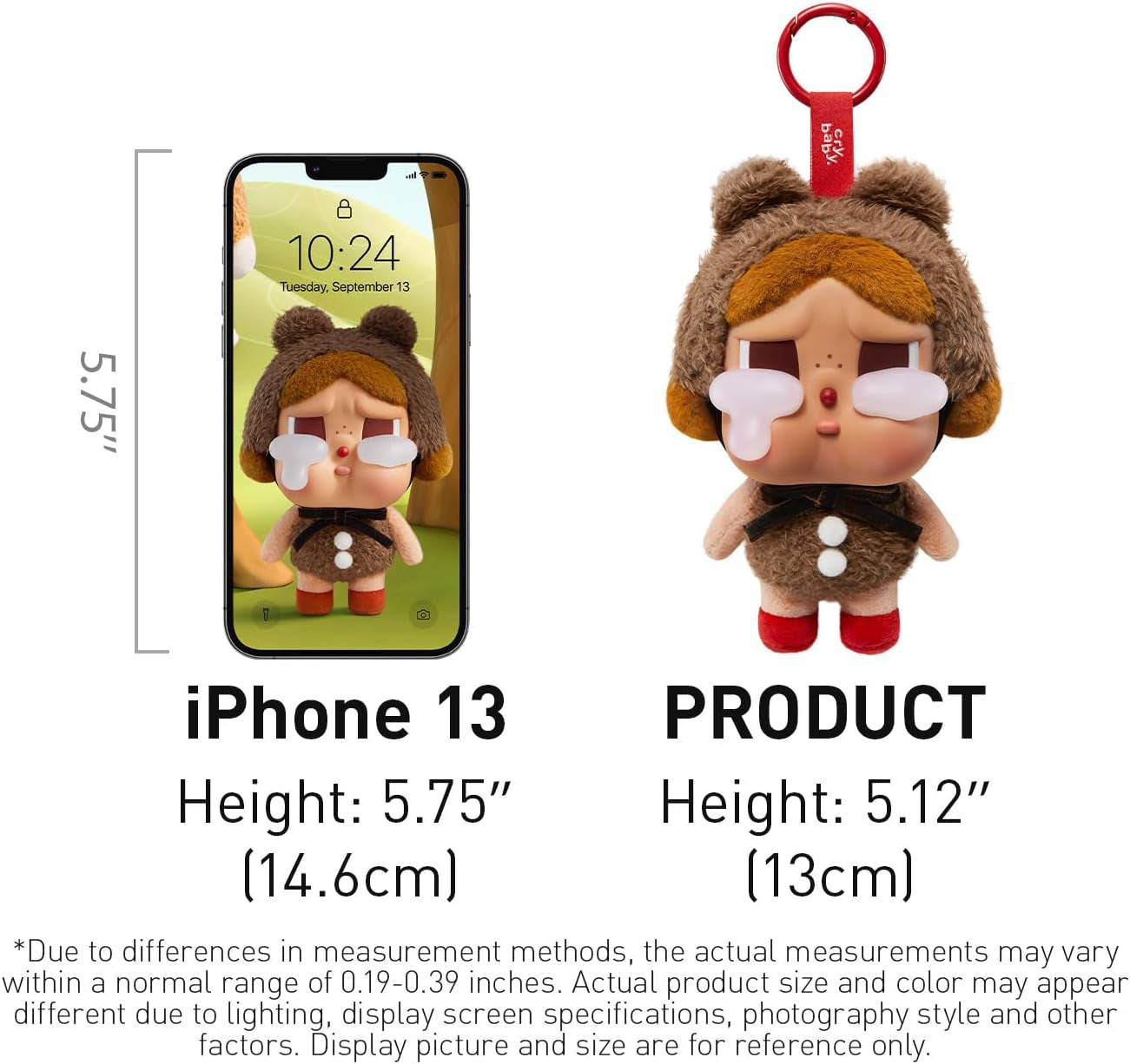 Crybaby Tears Factory Series - Vinyl Face Plush Blind Box, Random Design Action Figures Collectible Toys Home Decorations, Holiday Birthday Gifts, Single Box