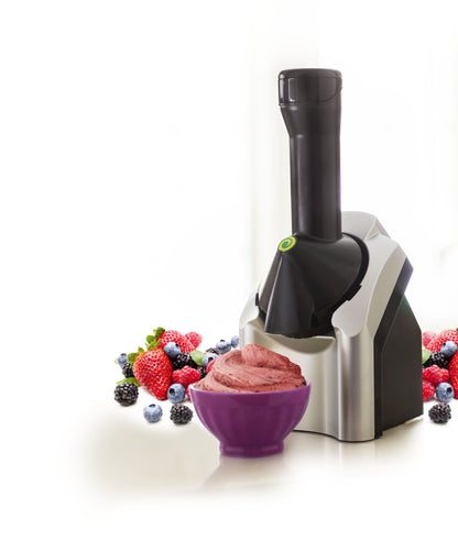 902 Classic Original Healthy Dessert Fruit Soft Serve Maker in Silver