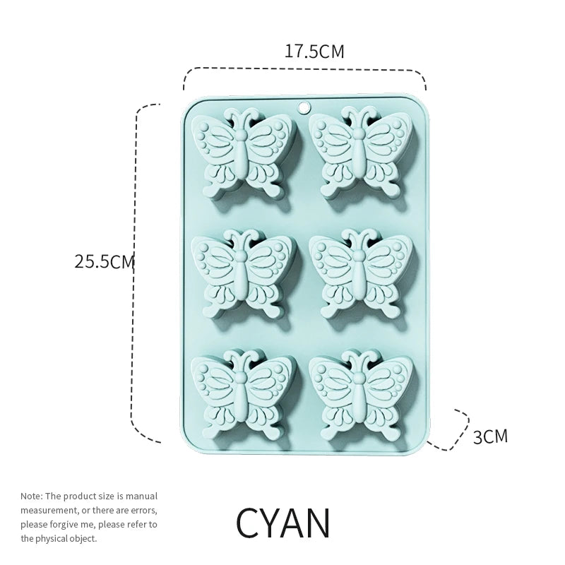 Butterfly Fondant Cake Decorating Tools Handmade Chocolate Bakeware Dessert Decoration Cookie Bee Cake Mold Kitchen Accessories