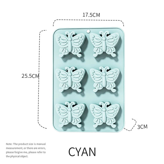 Butterfly Fondant Cake Decorating Tools Handmade Chocolate Bakeware Dessert Decoration Cookie Bee Cake Mold Kitchen Accessories
