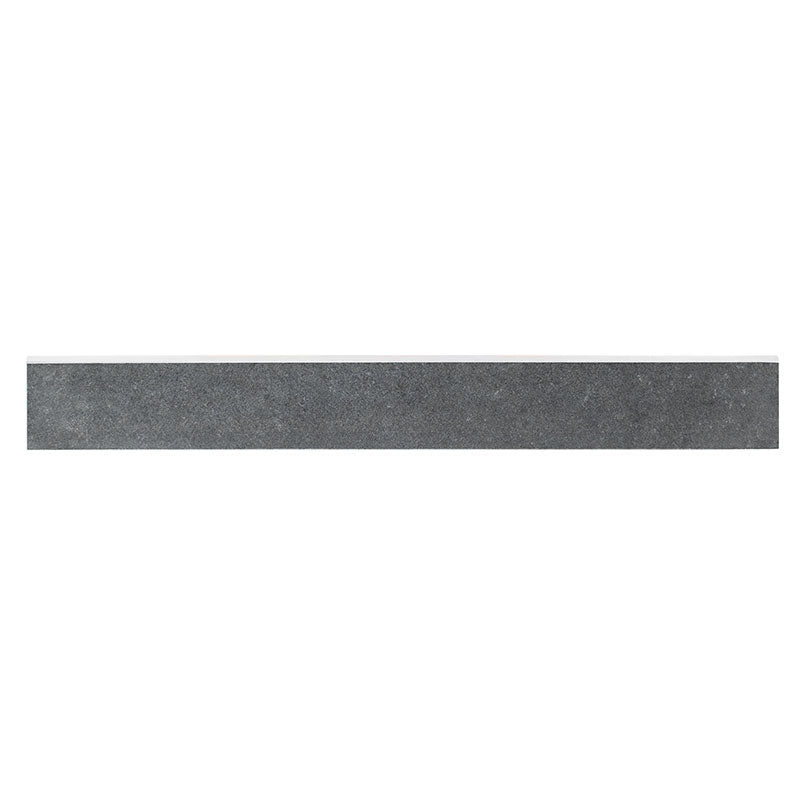 Anti slip  Graphite 3x24 Bullnose Porcelain Trim Tile - Matte