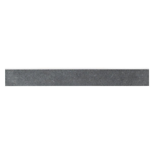 Anti slip  Graphite 3x24 Bullnose Porcelain Trim Tile - Matte