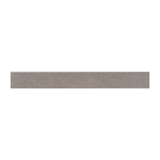 Anti slip  Gris 3x24 Bullnose Porcelain Trim Tile - Matte