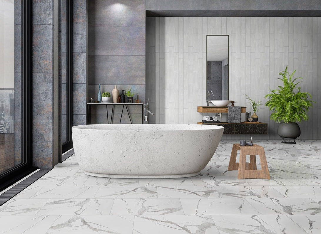 Eden Statuary 12x24 Porcelain Tile - Matte & Polished