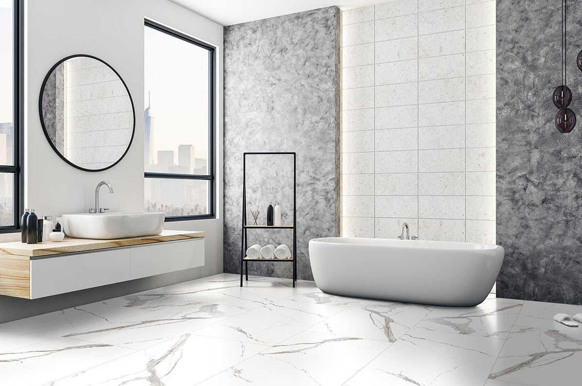 Eden Statuary 24x48 Porcelain Tile - Matte & Polished